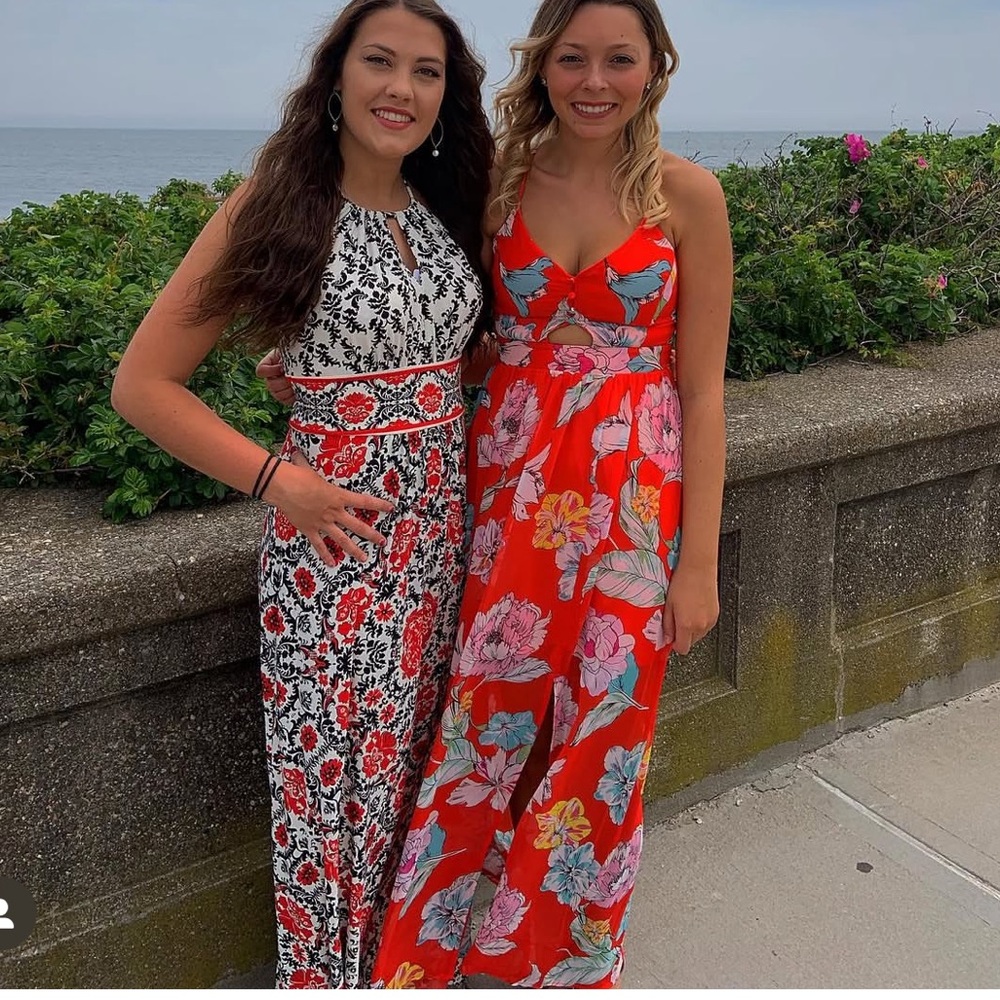 Floral Maxi Dresses in Red snd bright colors